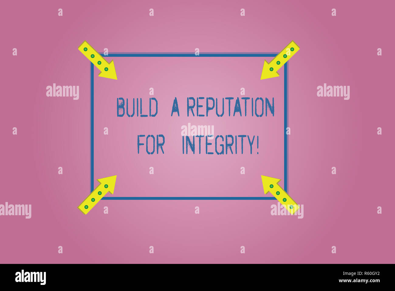 Word writing text Build A Reputation For Integrity. Business concept ...