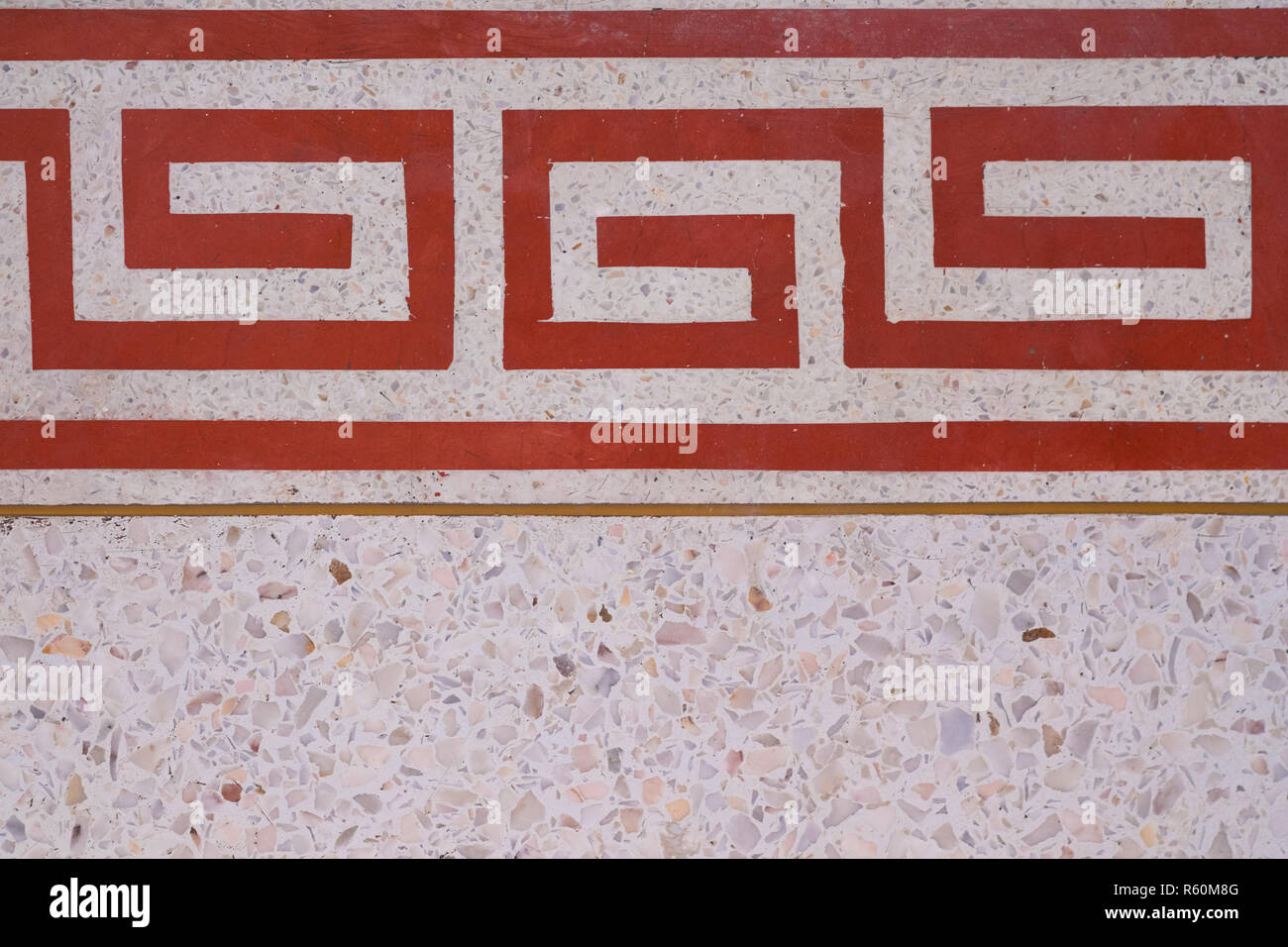Terrazzo polished stone floor and wall pattern and color surface marble ...