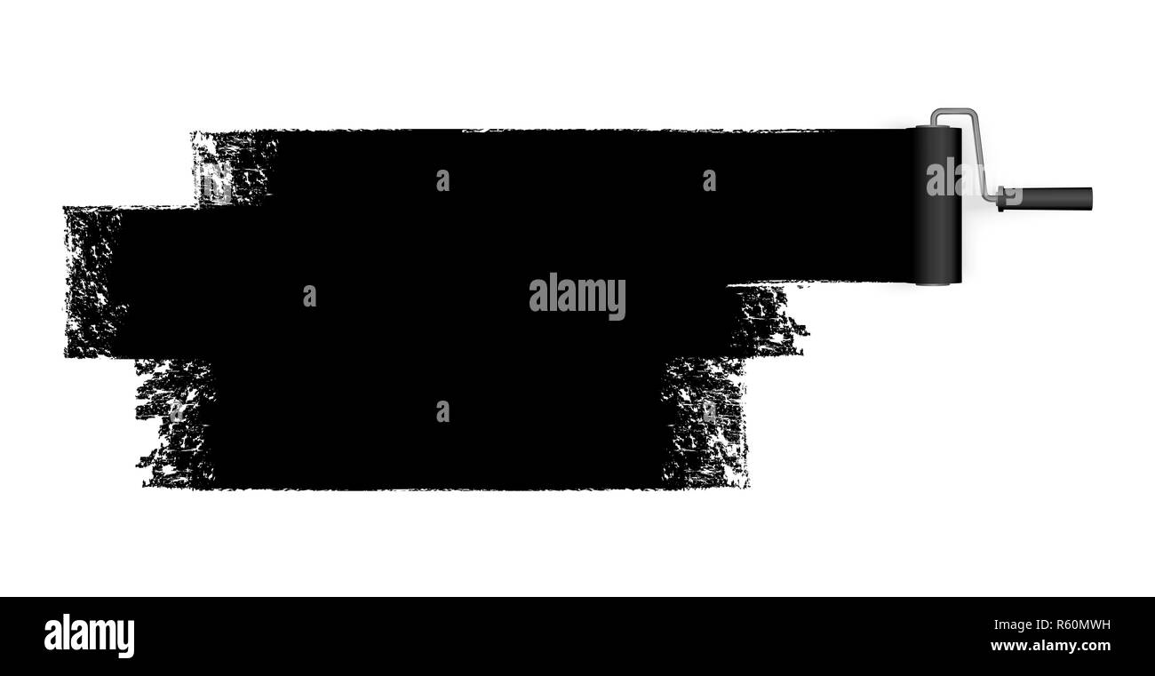 paint roller with marking Stock Photo Alamy