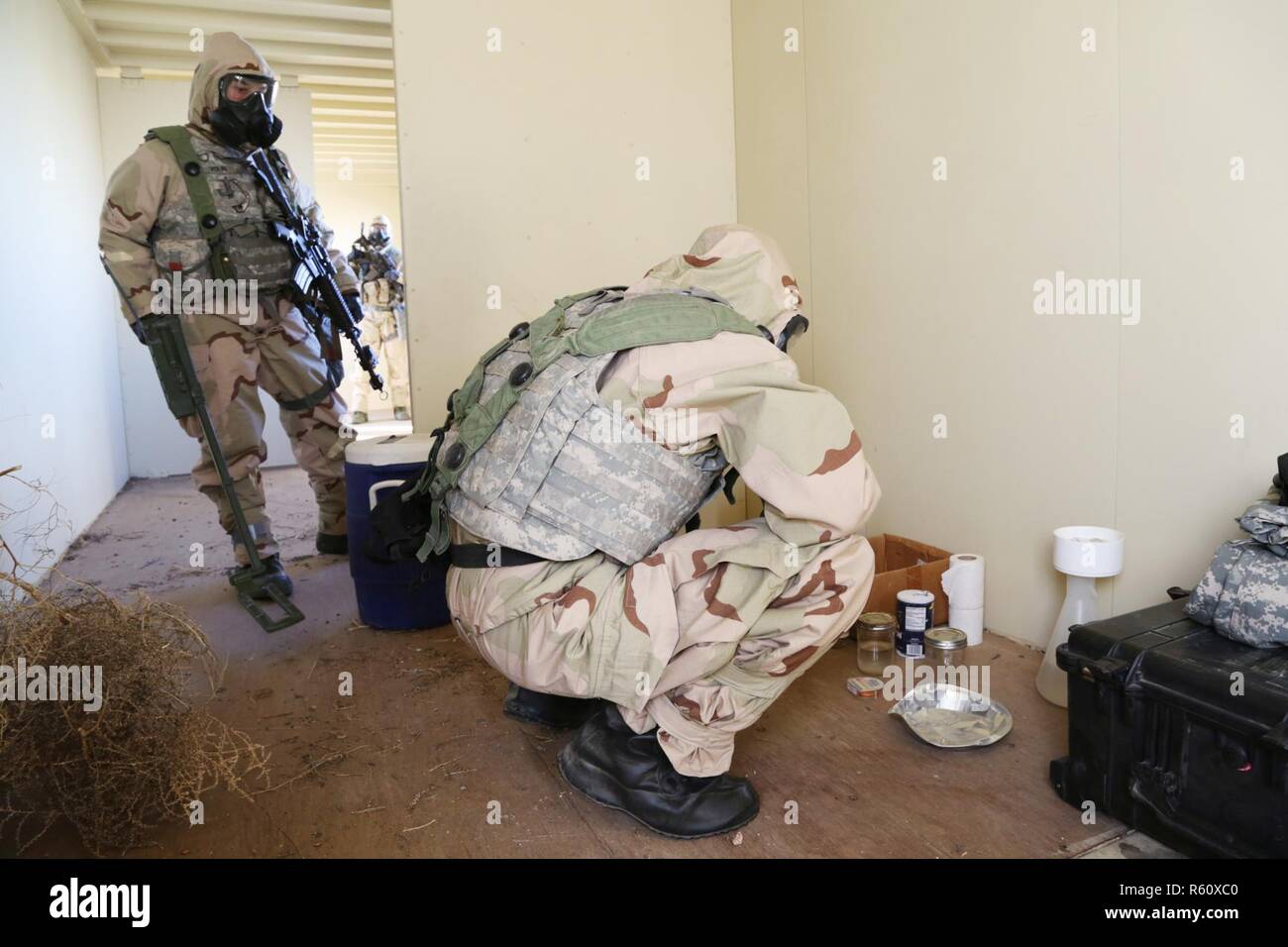 U.S. Army Sgt. Thomas Roberts, 181st Hazard Response Company, 2nd