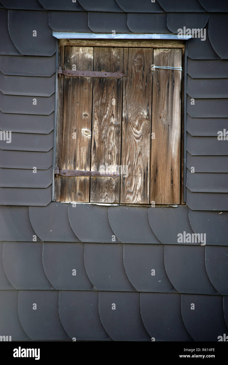 striking window hatch Stock Photo