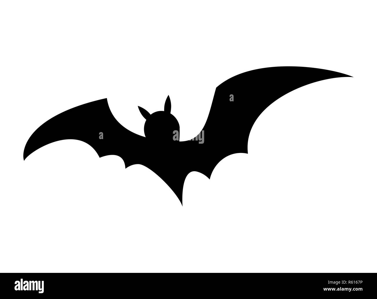 halloween bat silhouette vector design isolated on white background ...