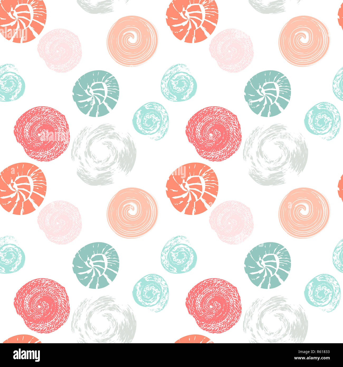 Round Texture Pattern Seamless pattern with round textured stains. Abstract background with ...