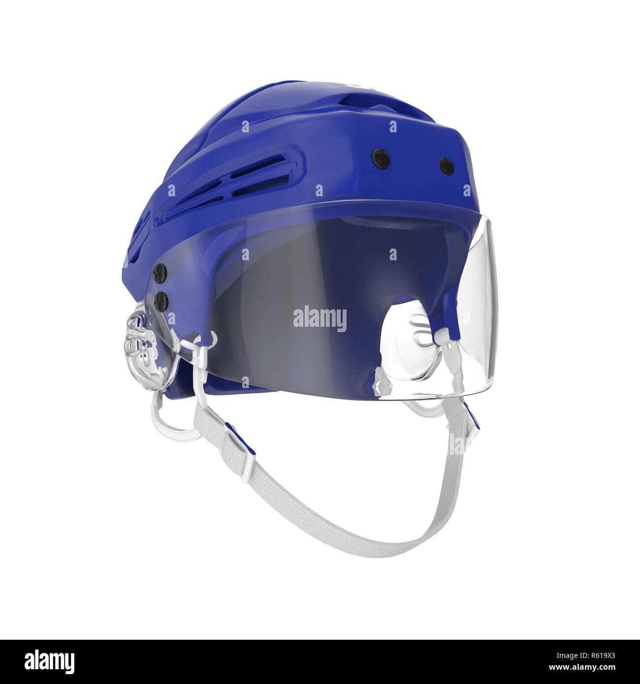 Classic blue ice hockey helmet hi-res stock photography and images - Alamy