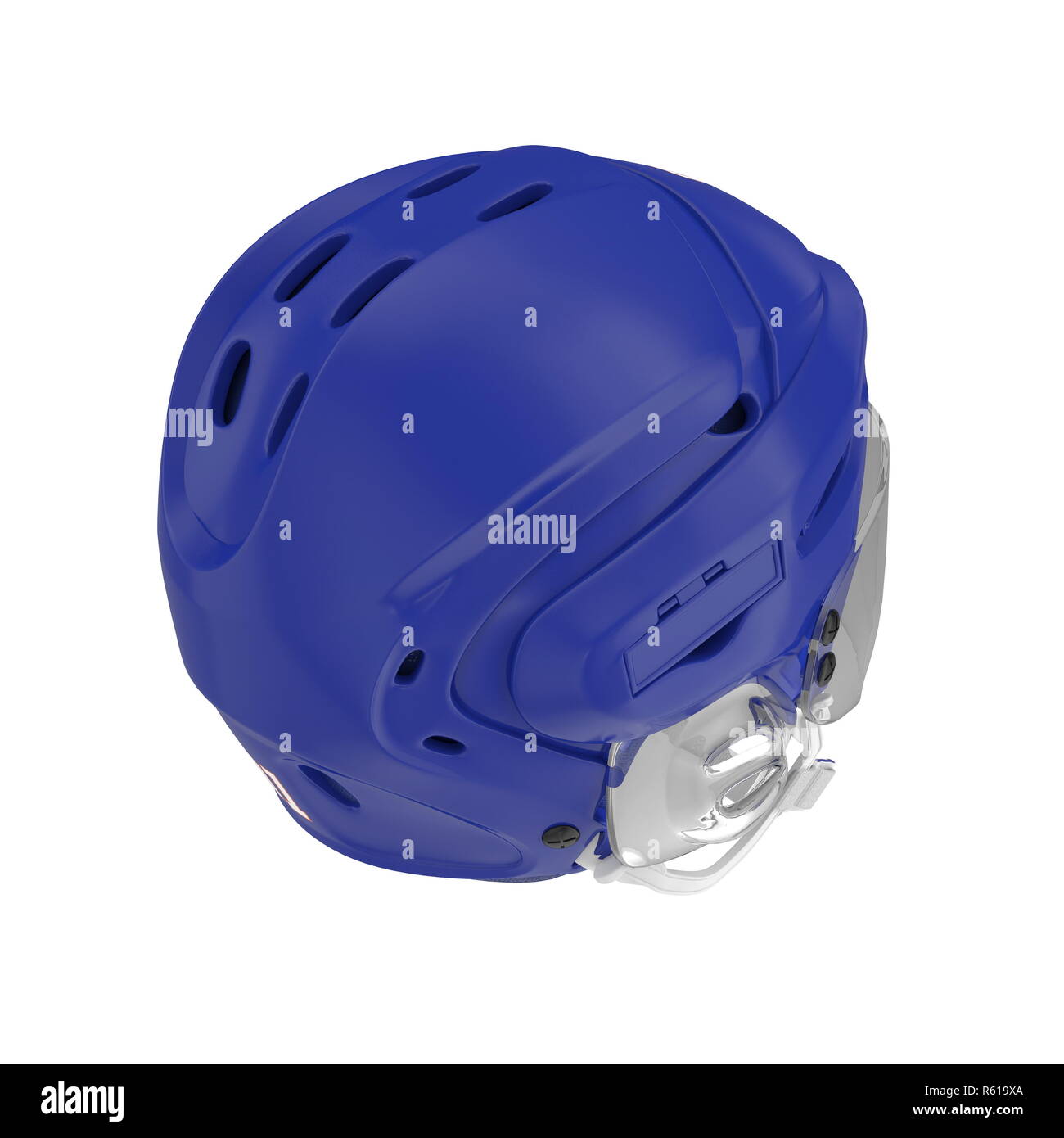 Classic blue ice hockey helmet hi-res stock photography and images - Alamy