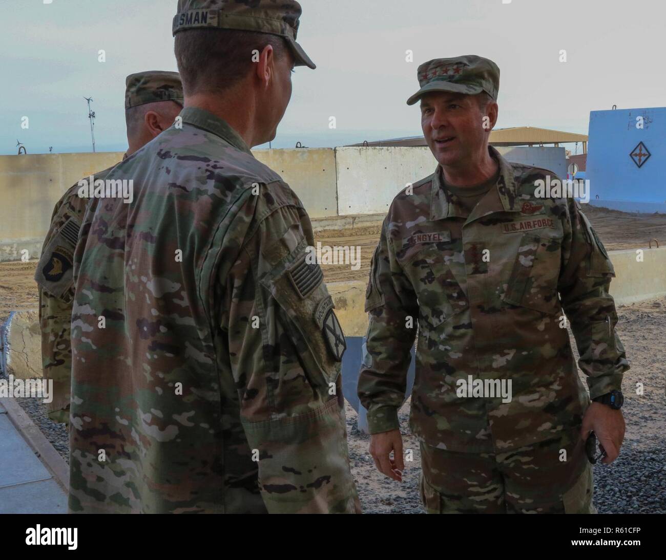 U.S. Army National Guard Col. Charles Hausman, commander of the 35th