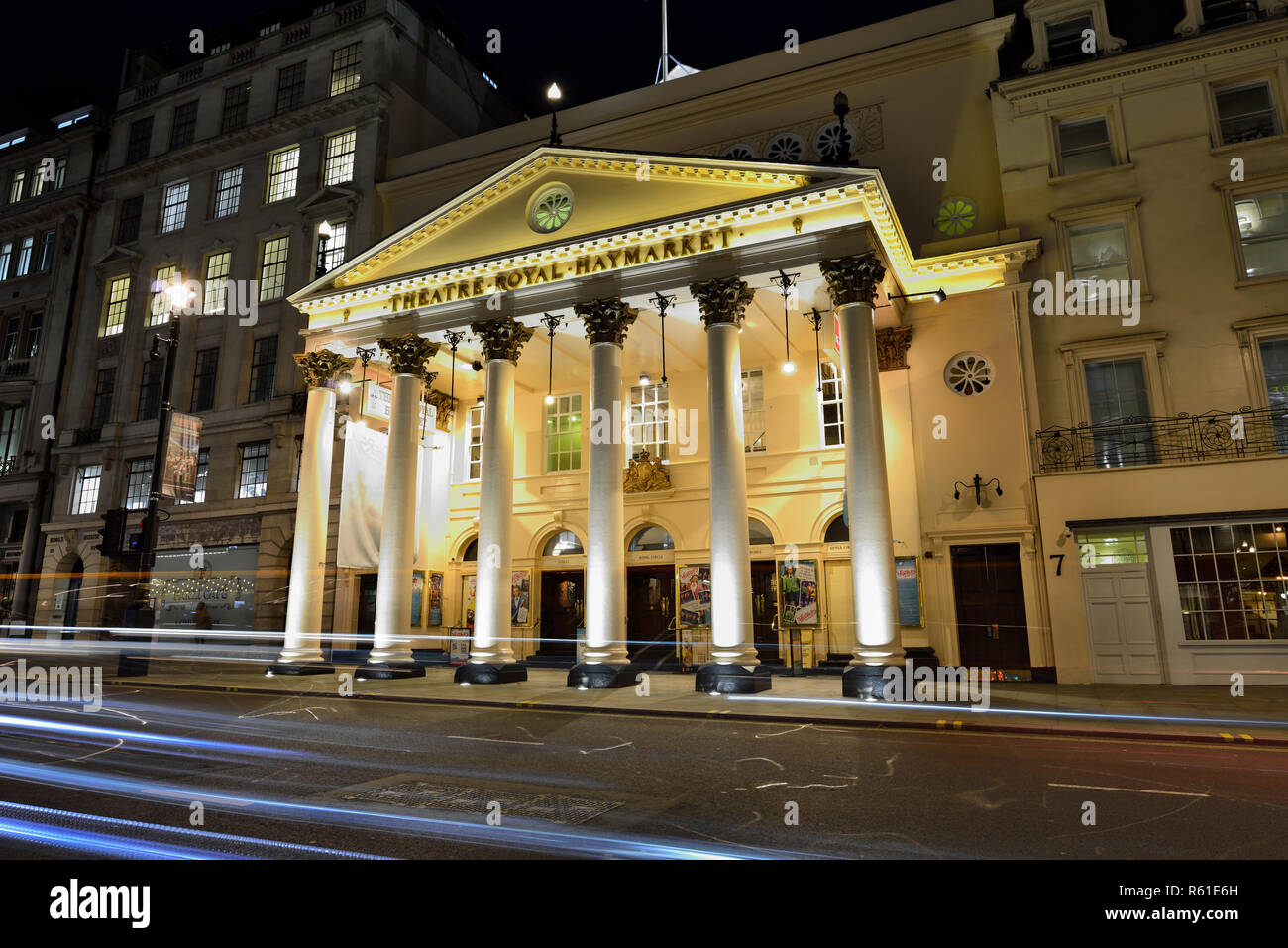 The Theatre Royal Haymarket, Suffolk Street, City of Westminster, London WC2, United Kingdom Stock Photo