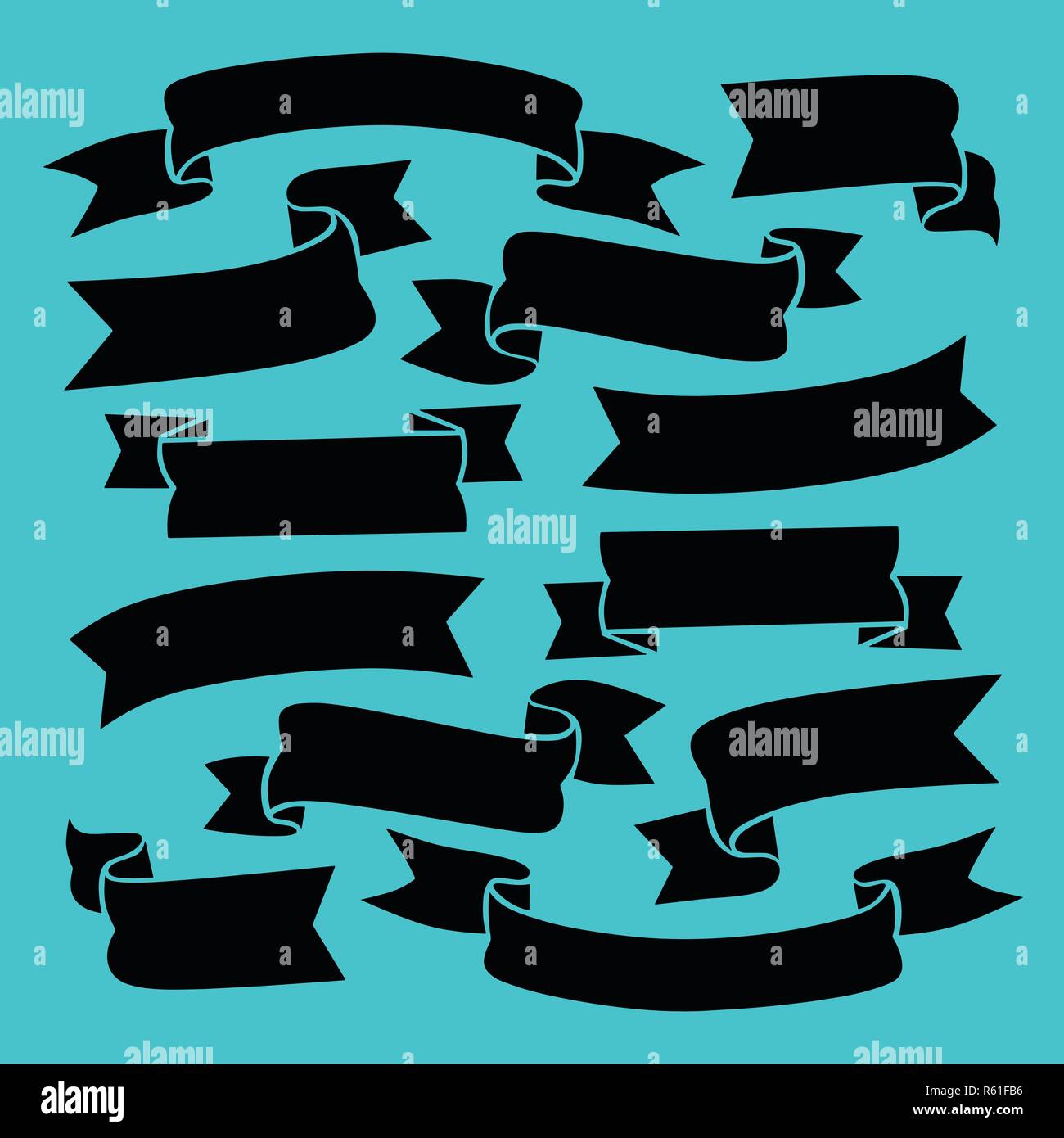 Ribbon Hand Drawn, Best for Design element Stock Vector Image & Art - Alamy