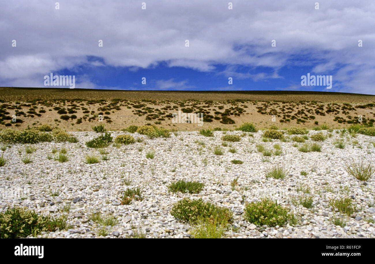 Kailash Mansarovar Trek, Tibet Stock Photo