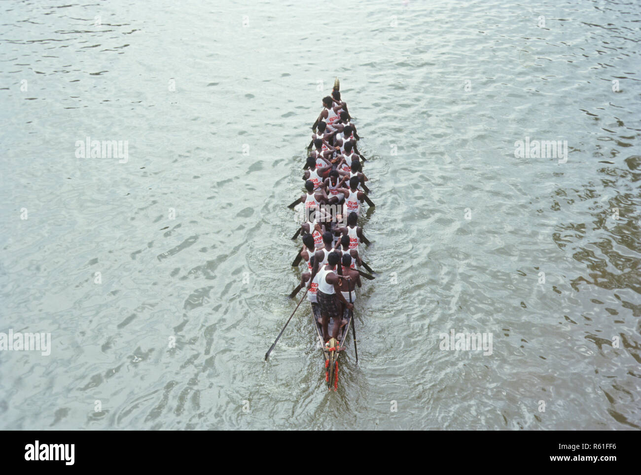Boat race festival in Kerala, India Stock Photo
