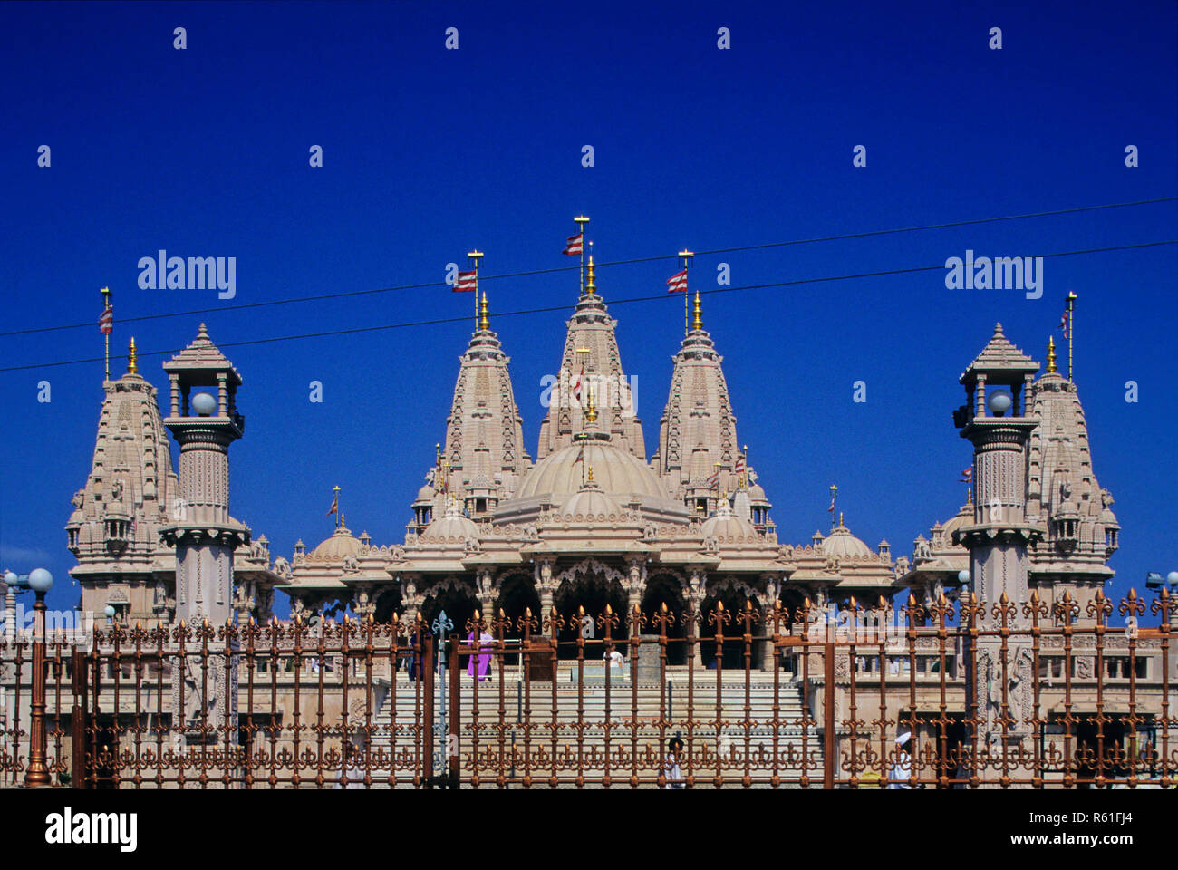 Swaminarayan temple, Rajkot, Gujrat, India Stock Photo