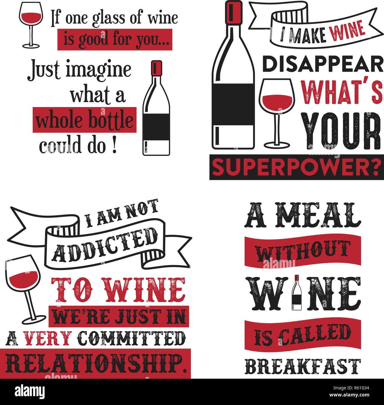 Wine Quote and Saying. 100 vector best for graphic in your goods Stock  Vector Image \u0026 Art - Alamy, image size:1300x1370