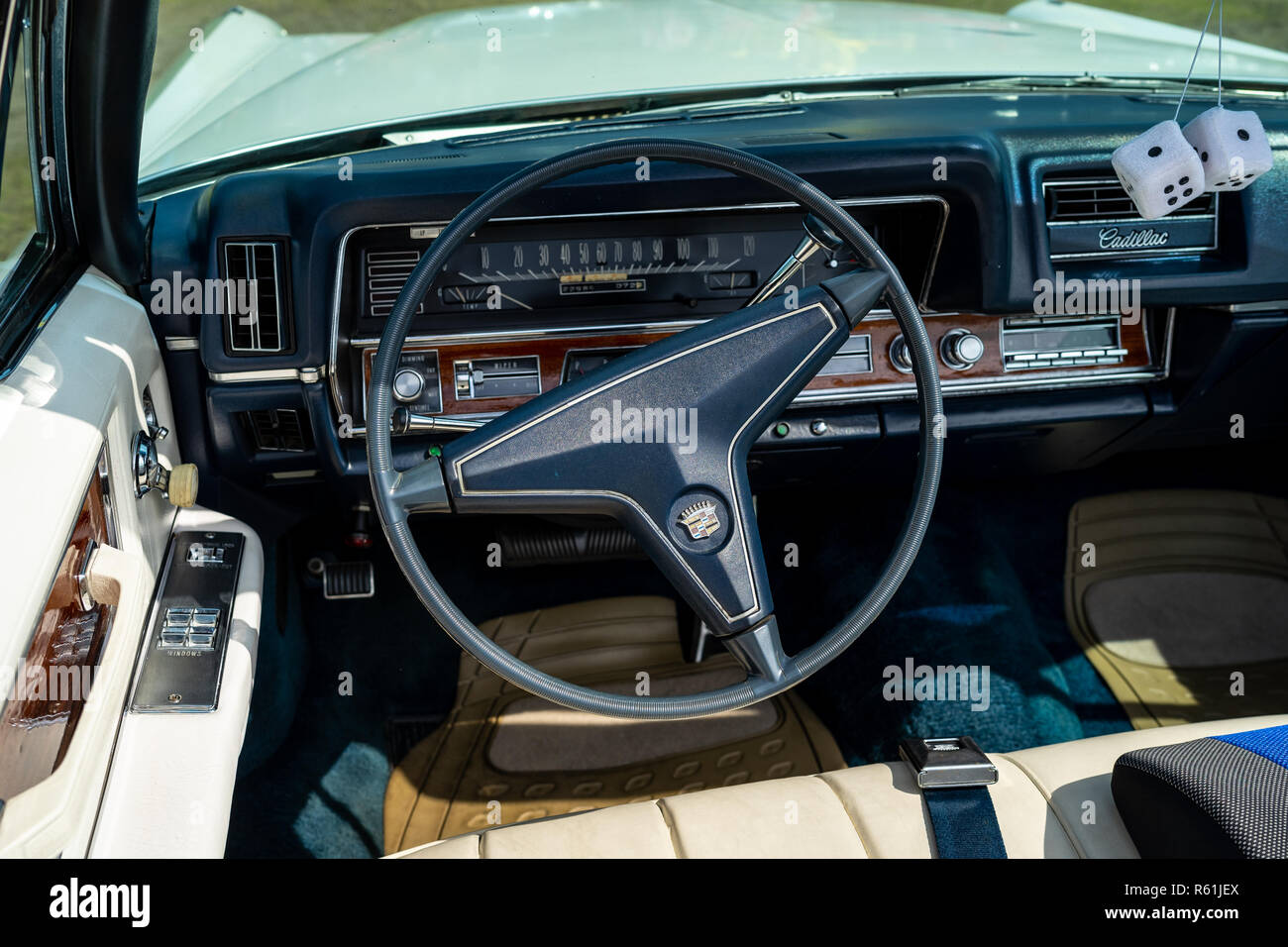 Interior Of A Full Size Luxury Car Cadillac De Ville