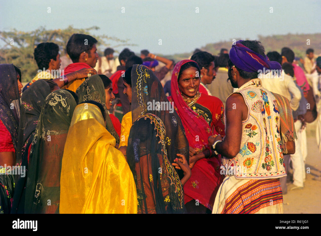 Tarnetar Fair, Gujrat, India Stock Photo