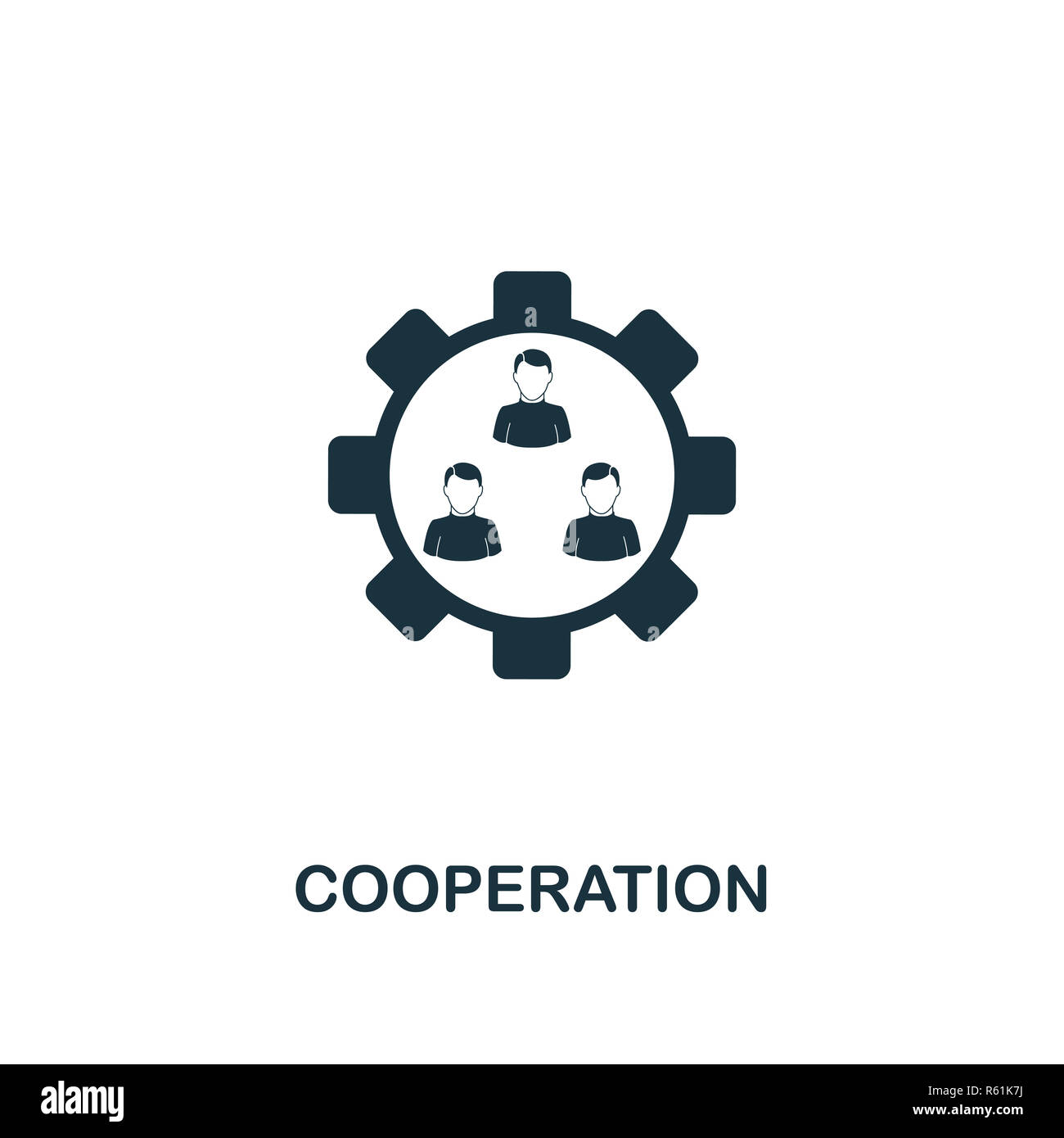 Cooperation icon hi-res stock photography and images - Alamy