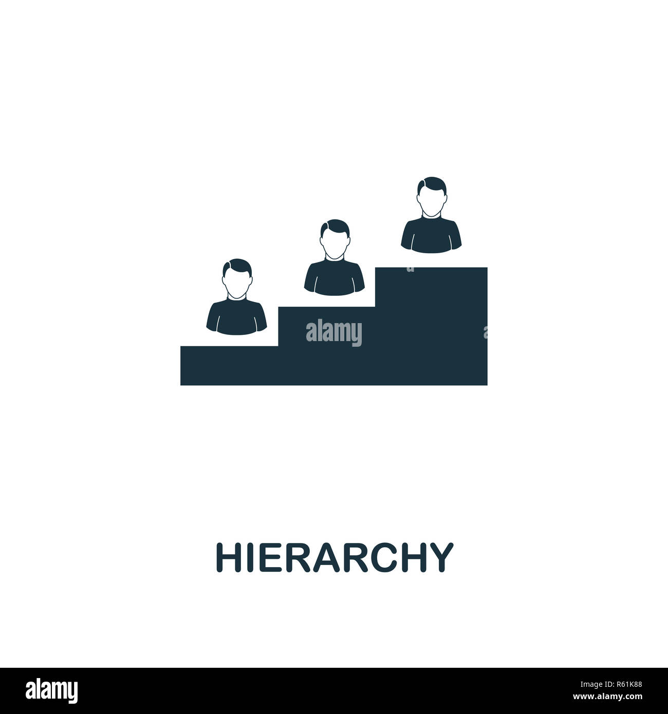 Hierarchy icon. Premium style design from teamwork collection. UX and ...