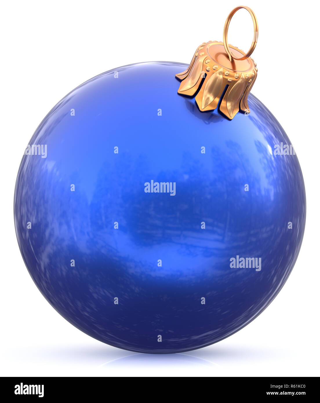 Christmas Ball Bauble New Year S Eve Blue Decoration Hanging