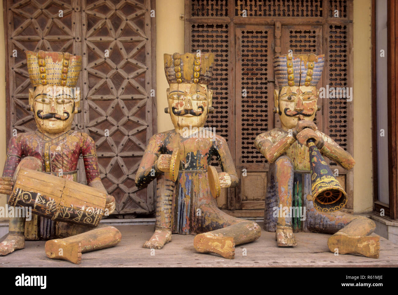 wooden crafts in jaipur, rajasthan, india Stock Photo Alamy