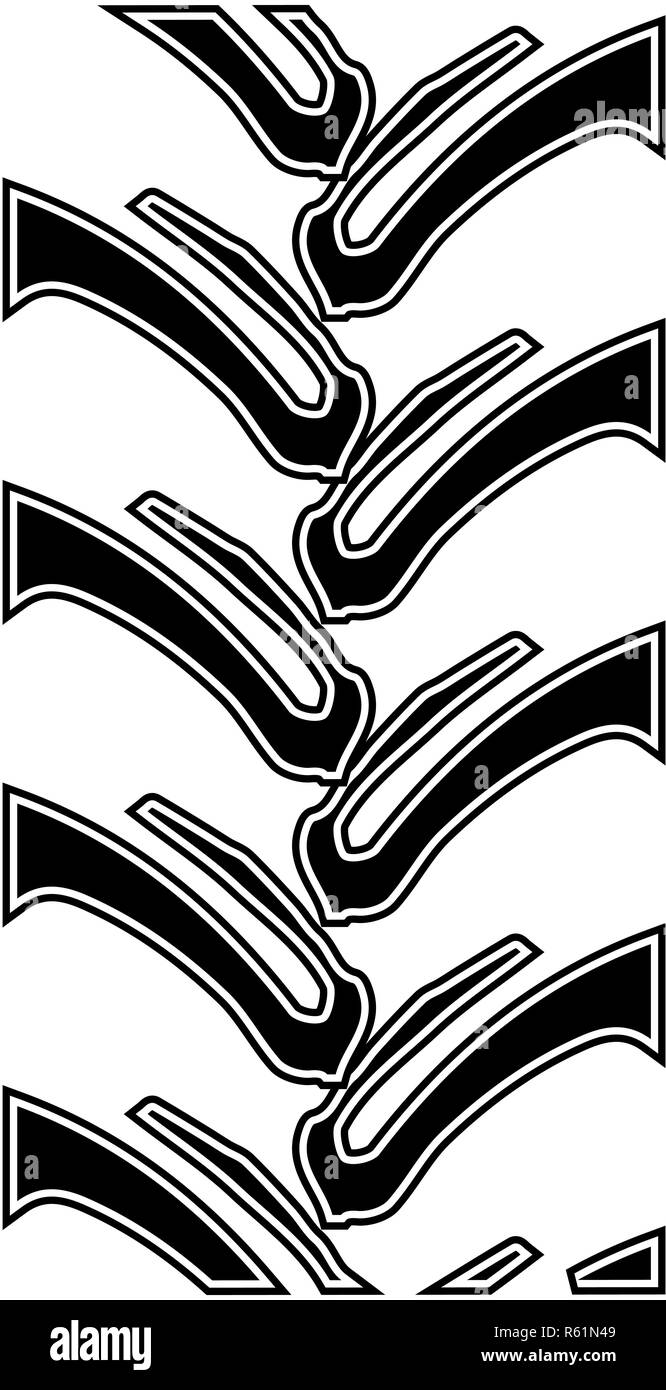 Tractor Tracks Clipart