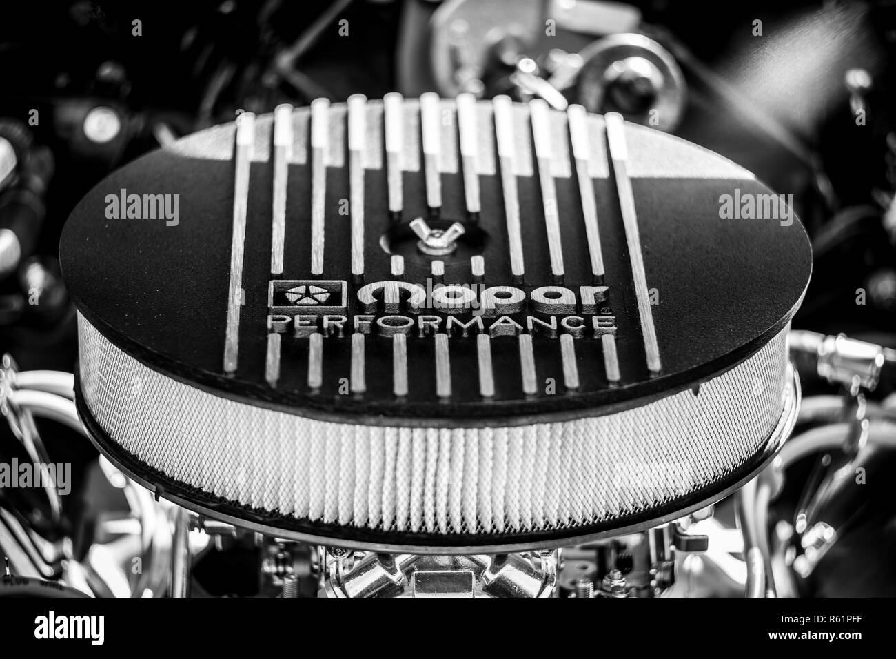 Car part Mopar Performance. Mopar is the parts, service and customer