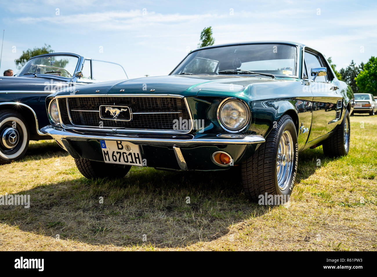PAAREN IM GLIEN, GERMANY - MAY 19, 2018: Iconic American car Ford ...