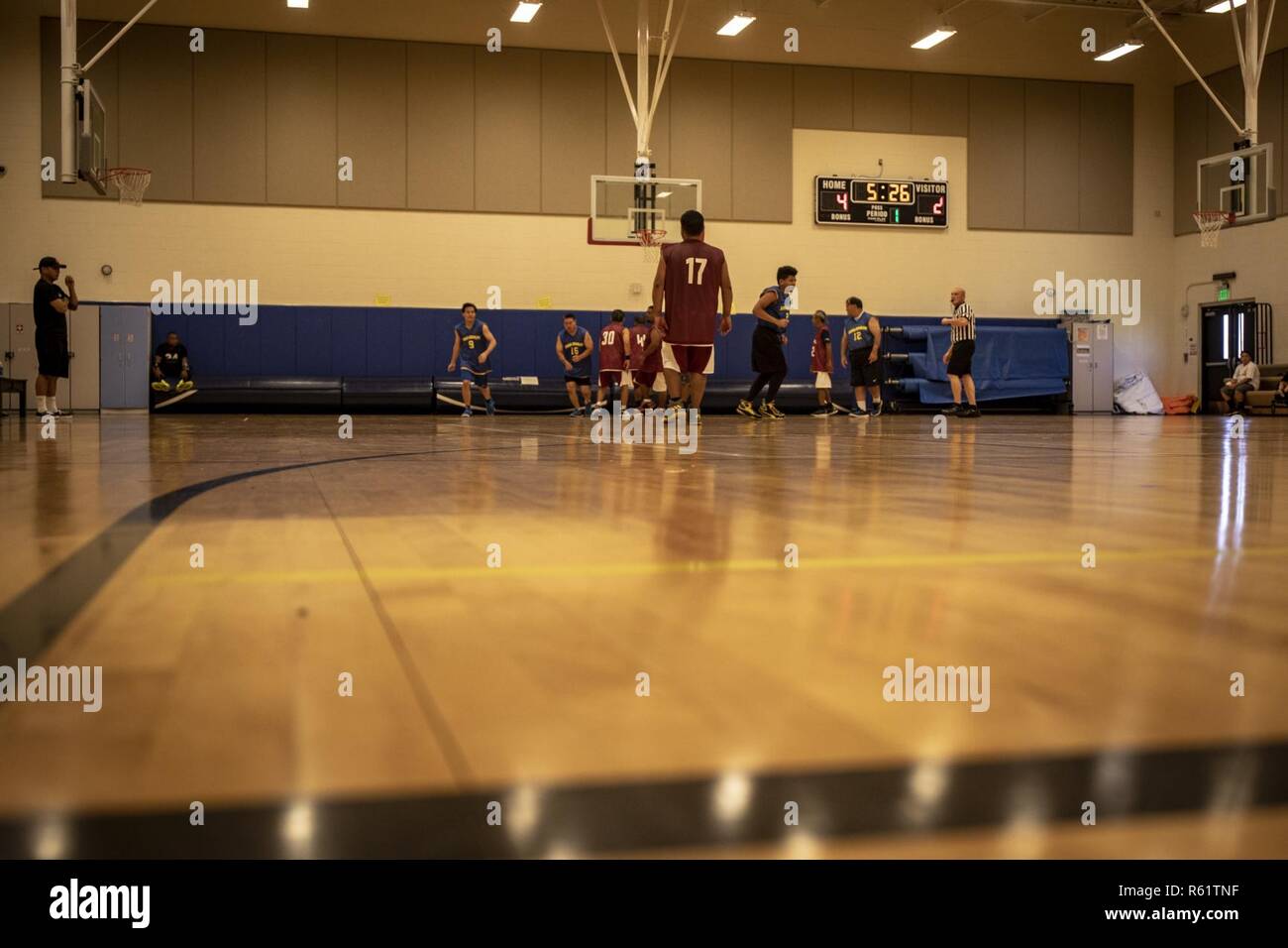 Special Olympics Athletes Play Basketball During The Hawaii