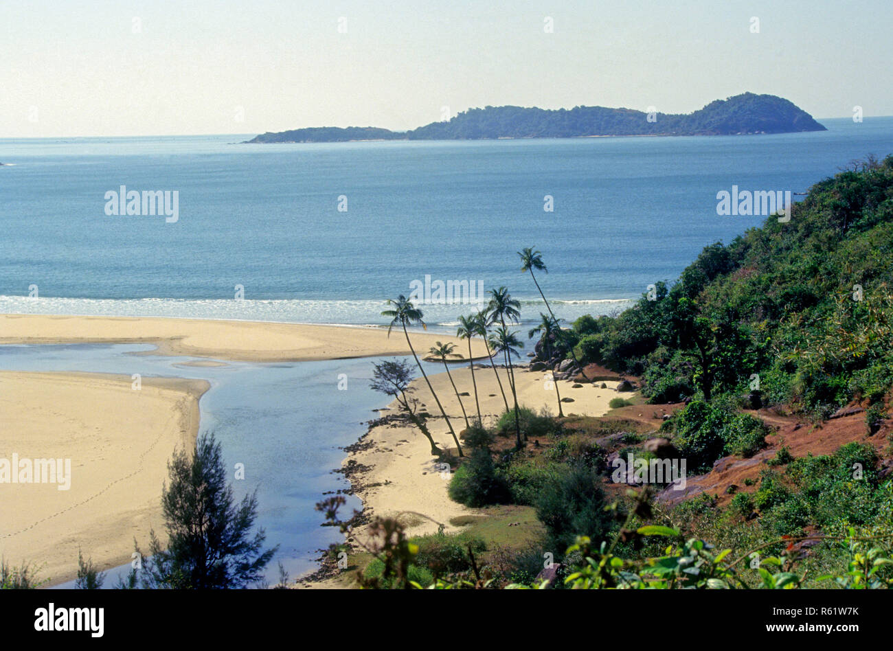 Karwar beach, Karnataka, India Stock Photo