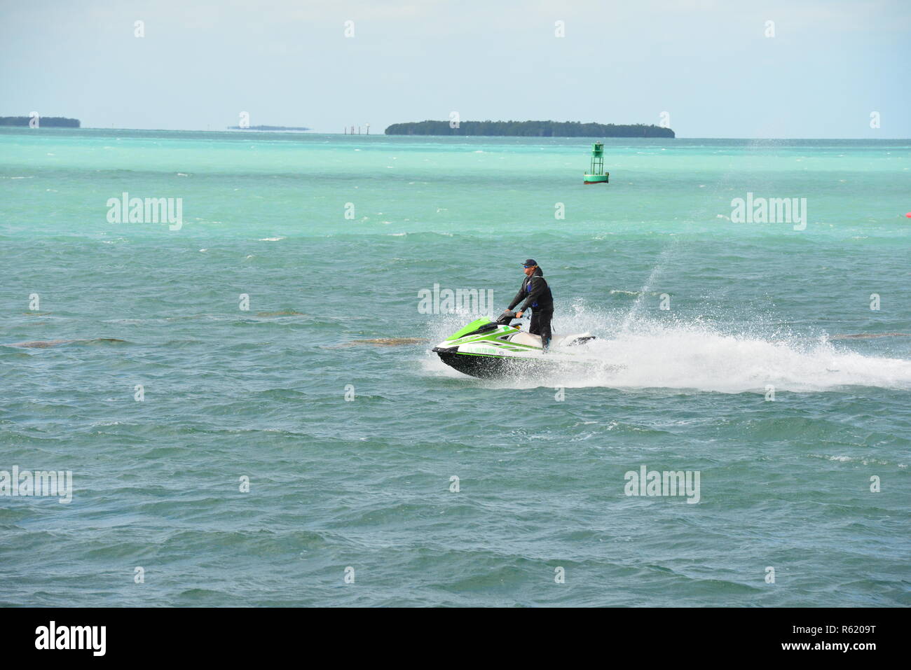Jet Ski at Key West in Florida Stock Photo Alamy