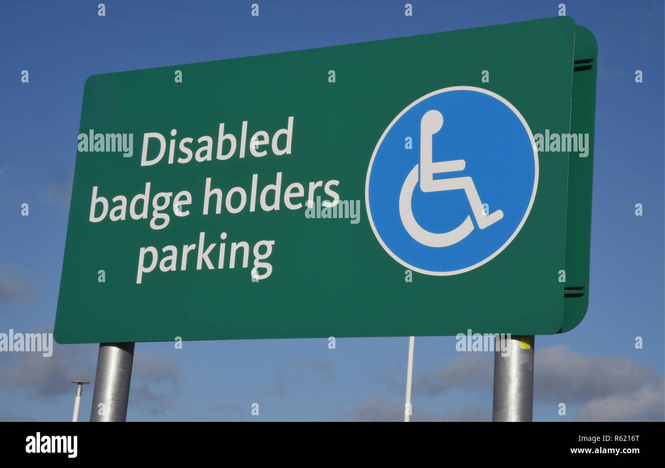 Disabled badge holders hires stock photography and images Alamy