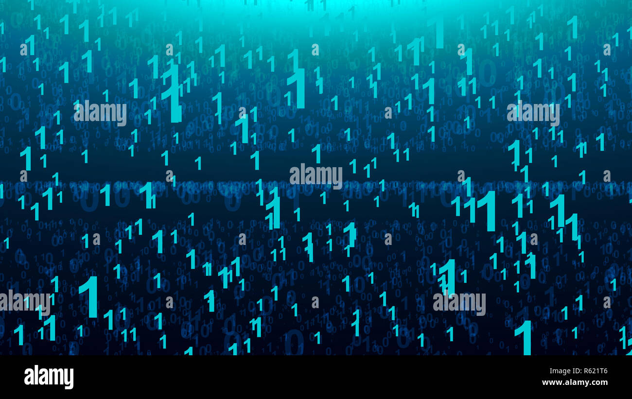 Abstract background with digital numbers Stock Photo - Alamy