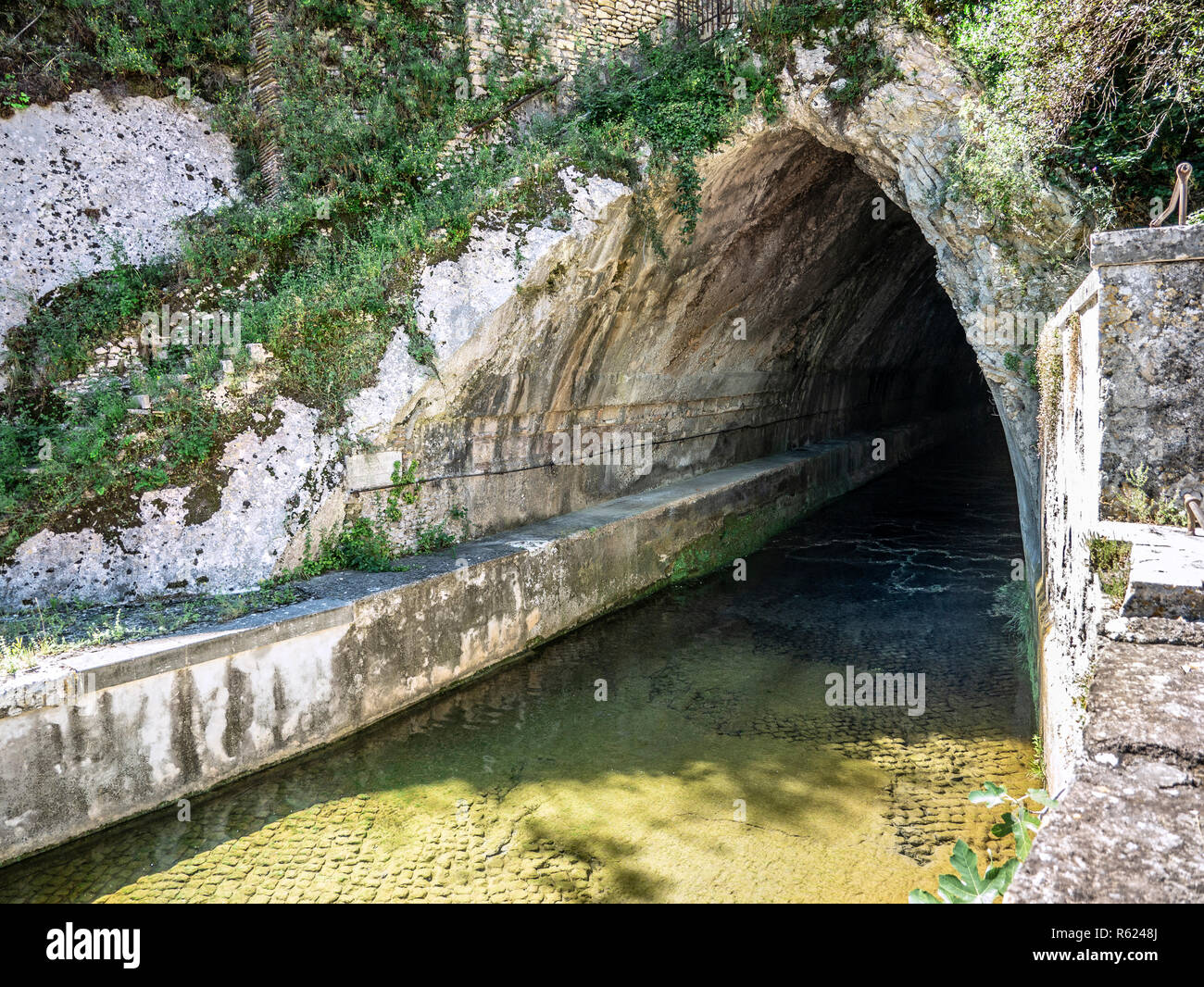 Italy, Lazio, Tivoli, Villa Gregoriana Stock Photo