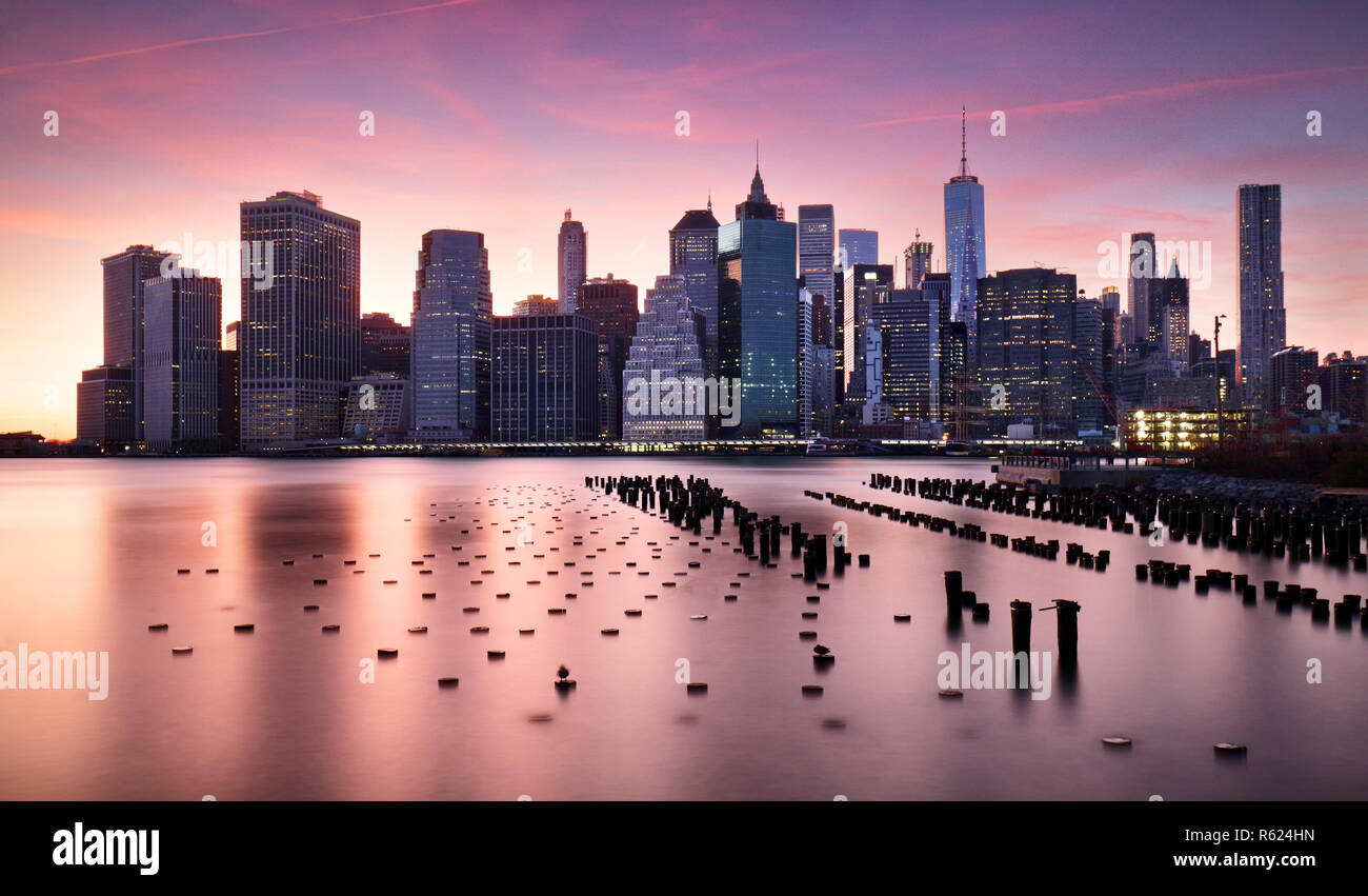 New York City skyline Stock Photo Alamy