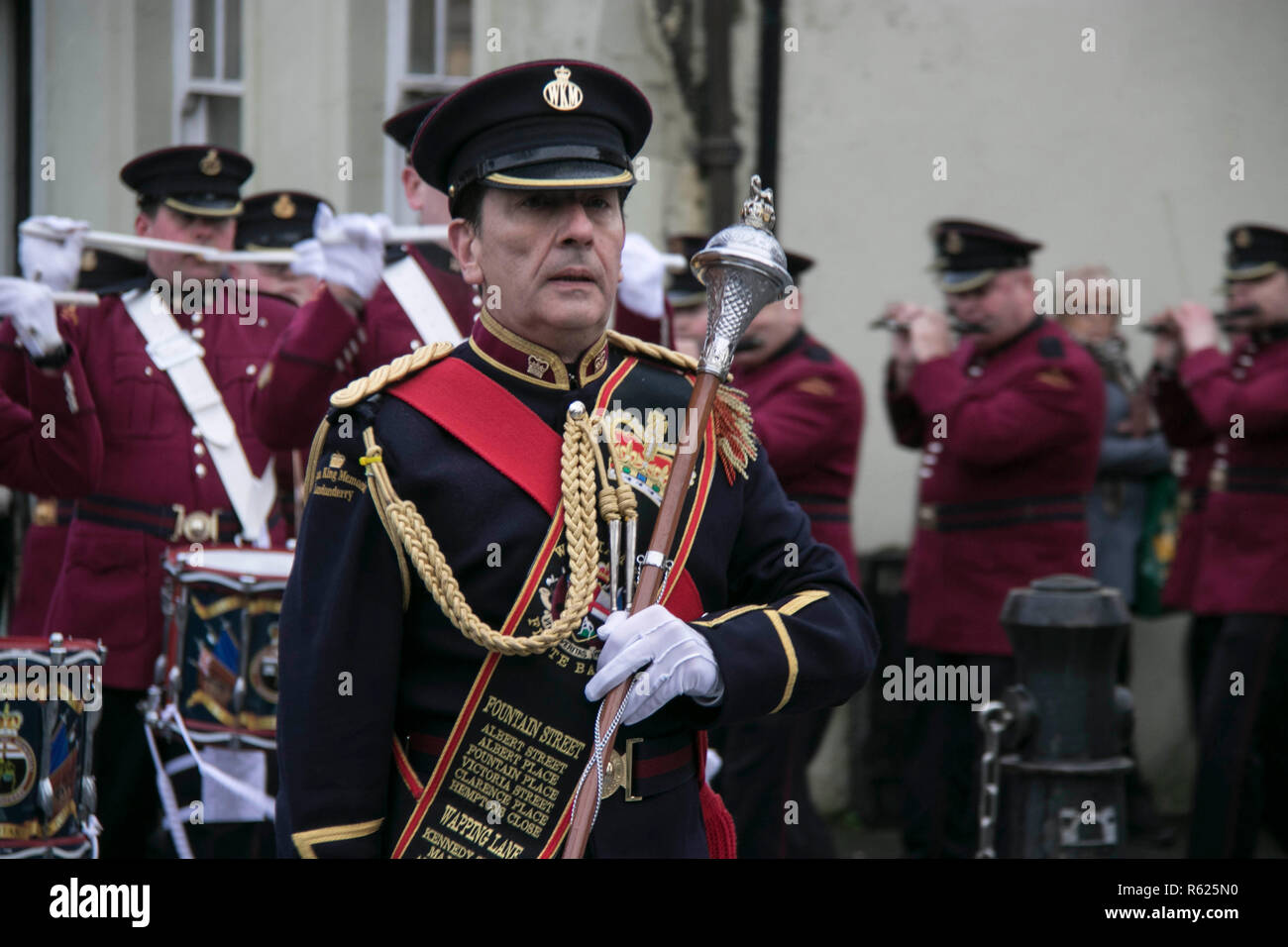 William king memorial flute band londonderry hires stock photography