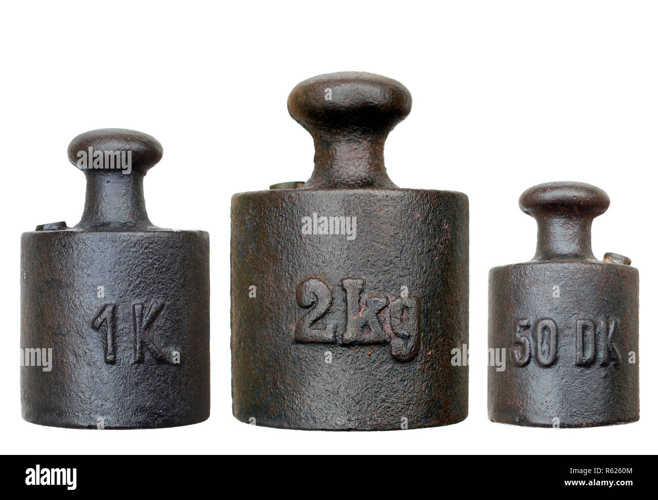 set of weights - various weights Stock Photo - Alamy