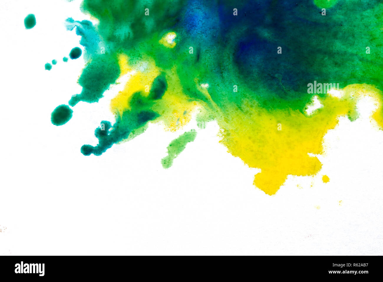 spots of watercolor paint as a background Stock Photo - Alamy