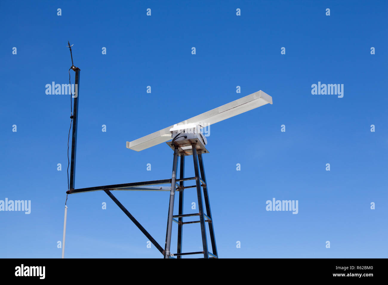 The radar and navigator system Stock Photo Alamy