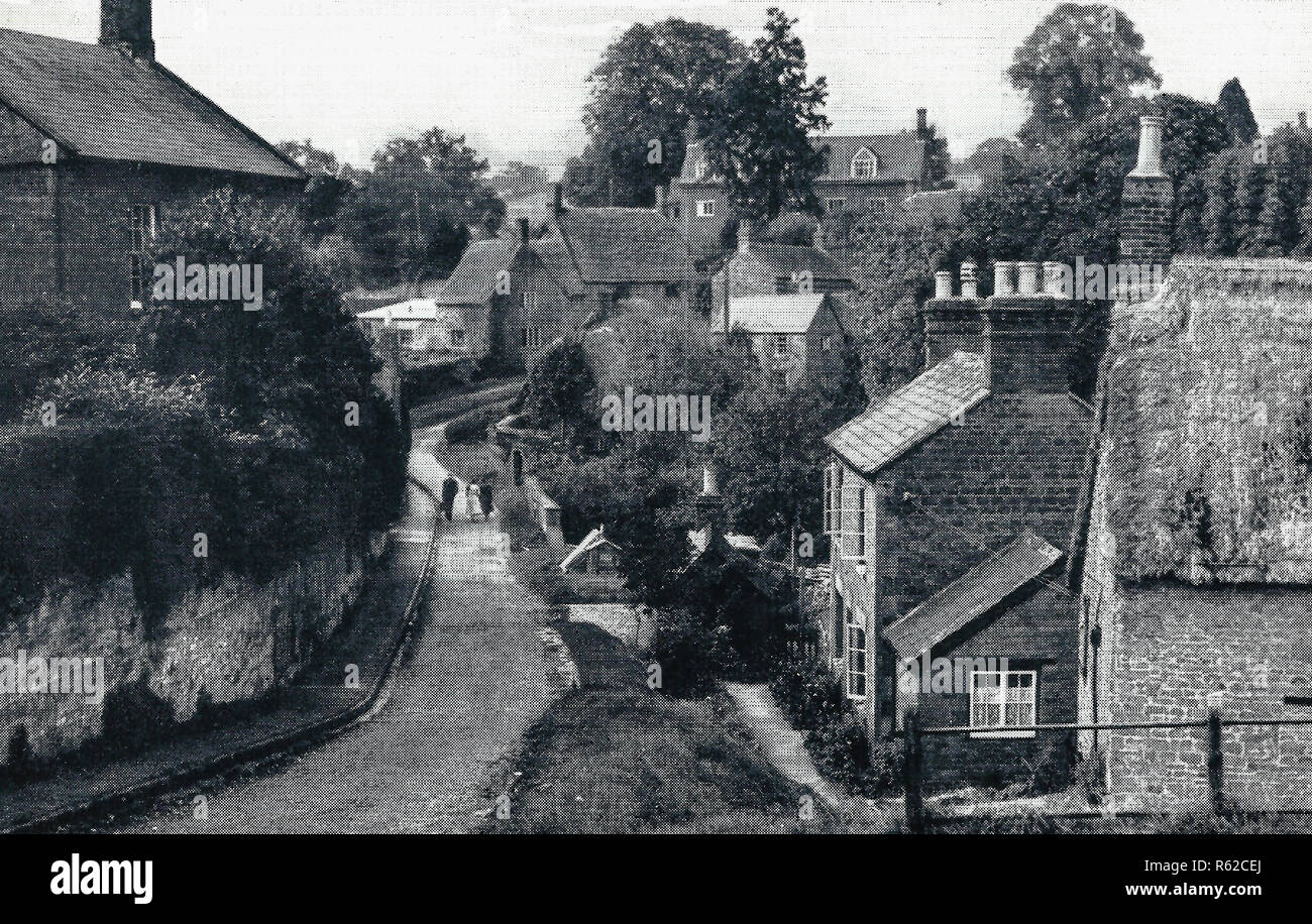 Little bridge road Bloxham Stock Photo Alamy