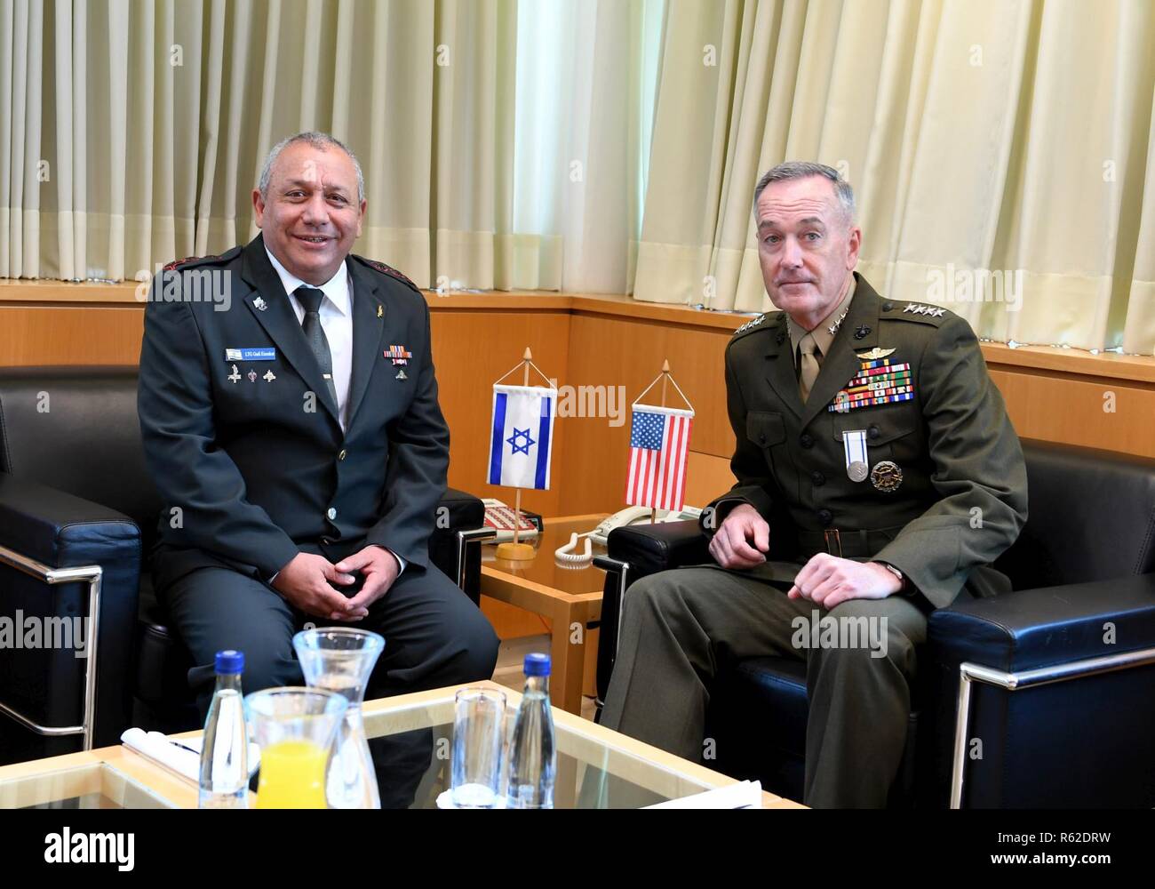 Chairman of the Joint Chiefs of Staff General Joseph Dunford meets