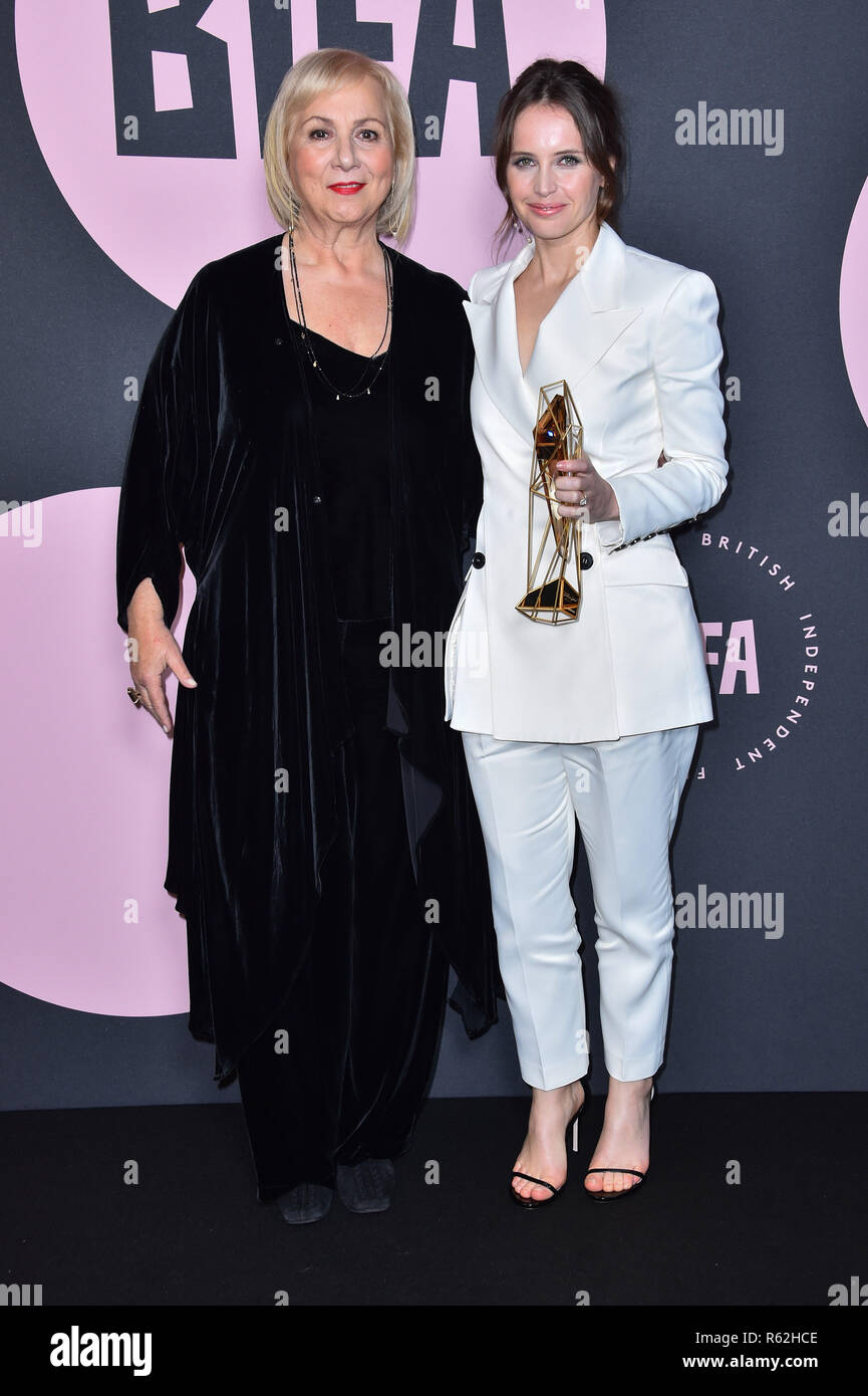 Felicity jones with variety award hi-res stock photography and images
