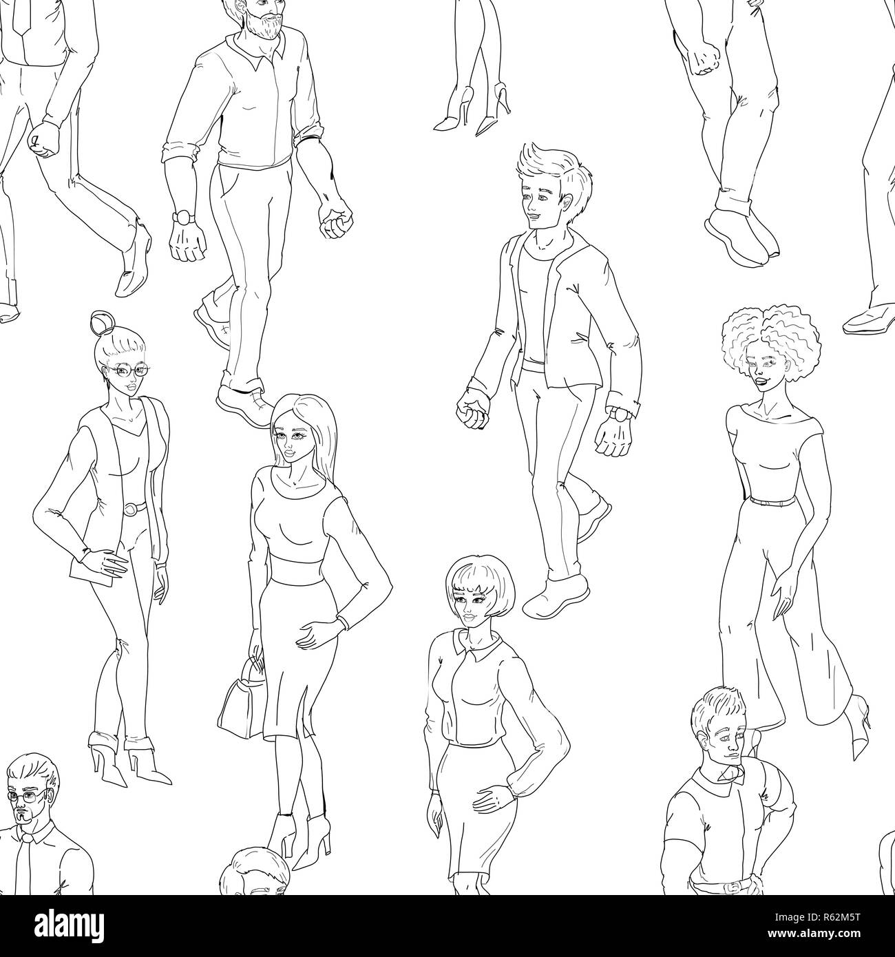Human Walking on Road Sketch Stock Illustration  Illustration of right  icon 78232033