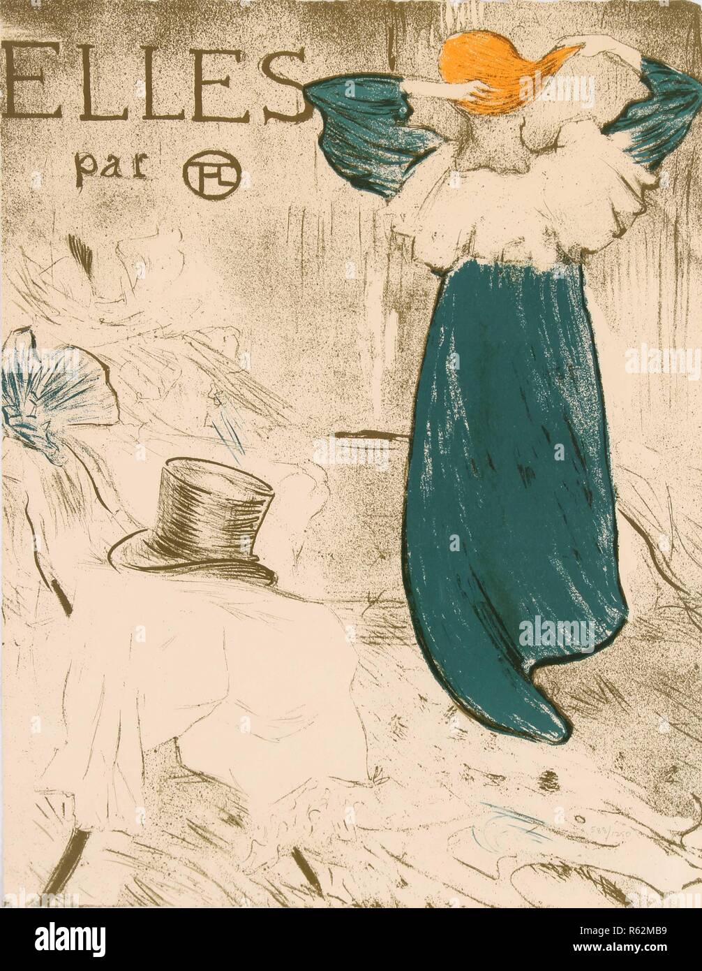 Frontispiece from Elles. Museum PRIVATE COLLECTION. Author TOULOUSE