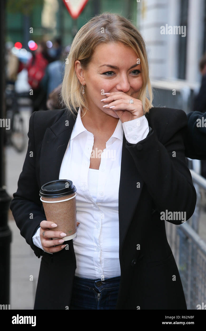 Sheridan Smith leaving BBC Radio Two Studios after promoting her new album 'A Northern Soul' - London  Featuring: Sheridan Smith Where: London, United Kingdom When: 02 Nov 2018 Credit: WENN.com Stock Photo