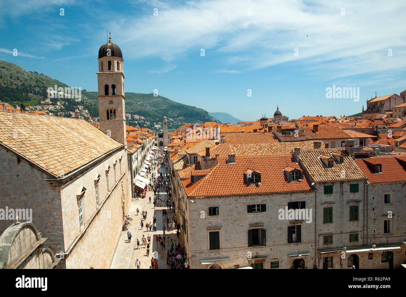 Aerial view of rooftops in Dubrovnik, Croatia Stock Photo - Alamy