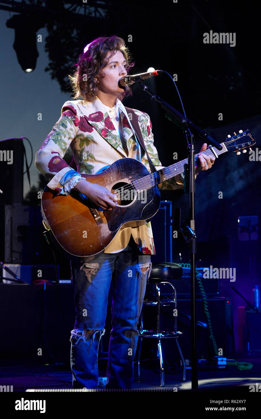 Calabasas, California, USA. 02nd Dec, 2018. Brandi Carlile performs at the One Love Malibu Benefit at King Gillette Ranch on December 2 2018 in Calabasa CA. Credit: Cra Sh/Image Space/Media Punch/Alamy Live News Stock Photo