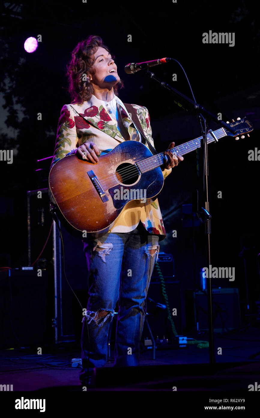 Calabasas, California, USA. 02nd Dec, 2018. Brandi Carlile performs at the One Love Malibu Benefit at King Gillette Ranch on December 2 2018 in Calabasa CA. Credit: Cra Sh/Image Space/Media Punch/Alamy Live News Stock Photo