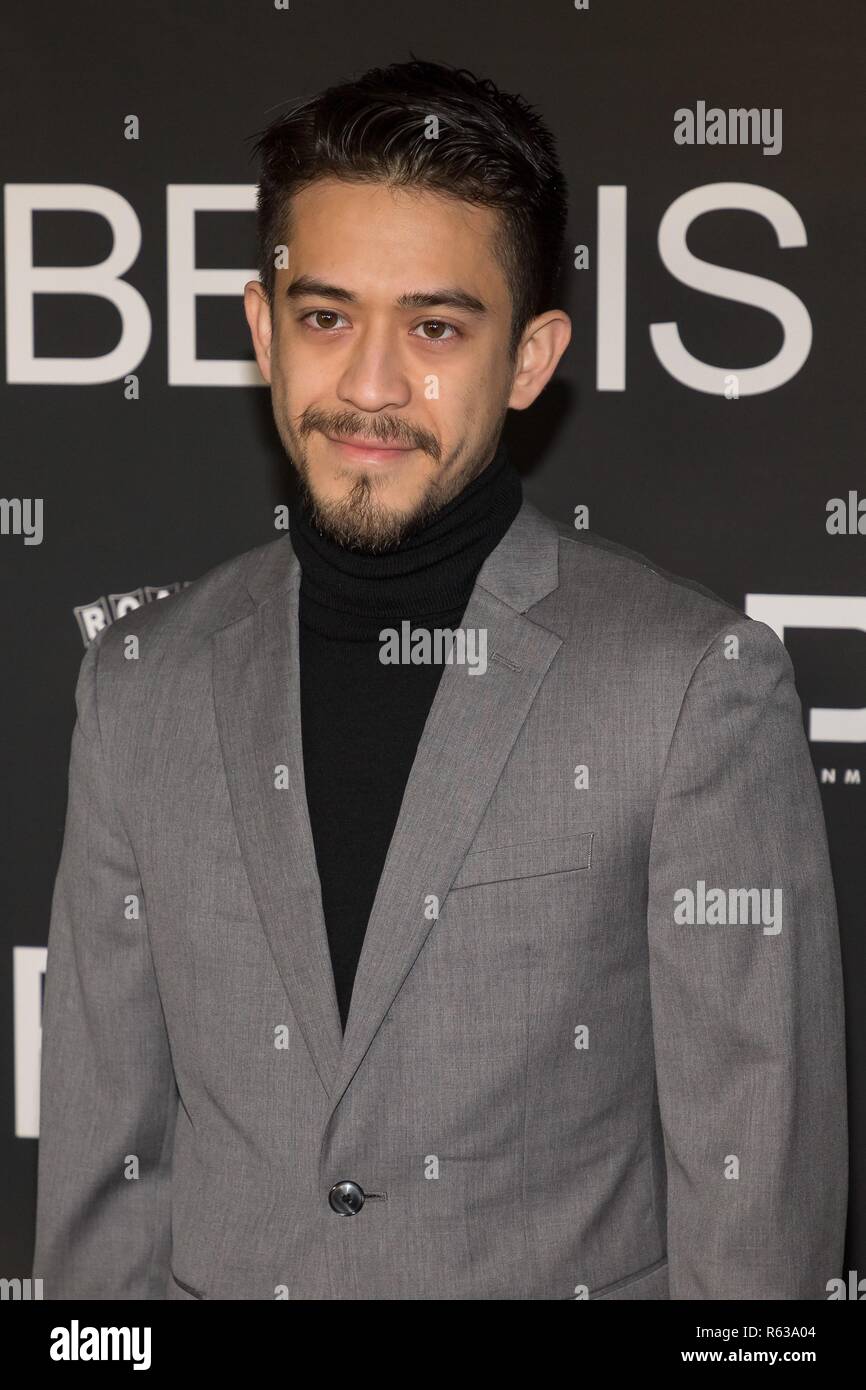 New York, NY, USA. 3rd Dec, 2018. David Zaldivar at arrivals for BEN IS BACK Premiere, AMC Loews Lincoln Square 13, New York, NY December 3, 2018. Credit: Jason Smith/Everett Collection/Alamy Live News Stock Photo