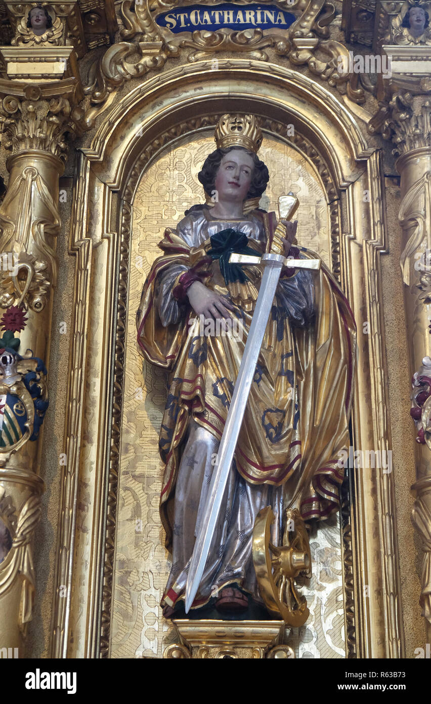 Saint catherine sculpture artwork hi-res stock photography and images ...