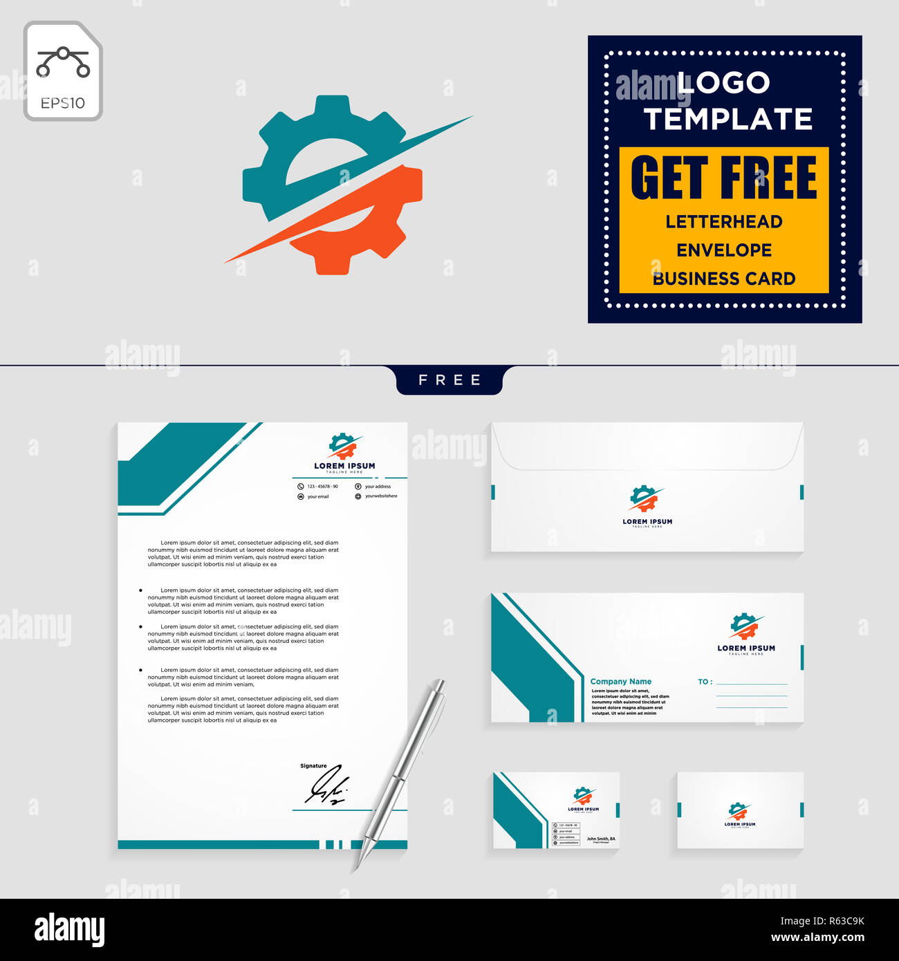 gear, and business chart logo template vector illustration, and