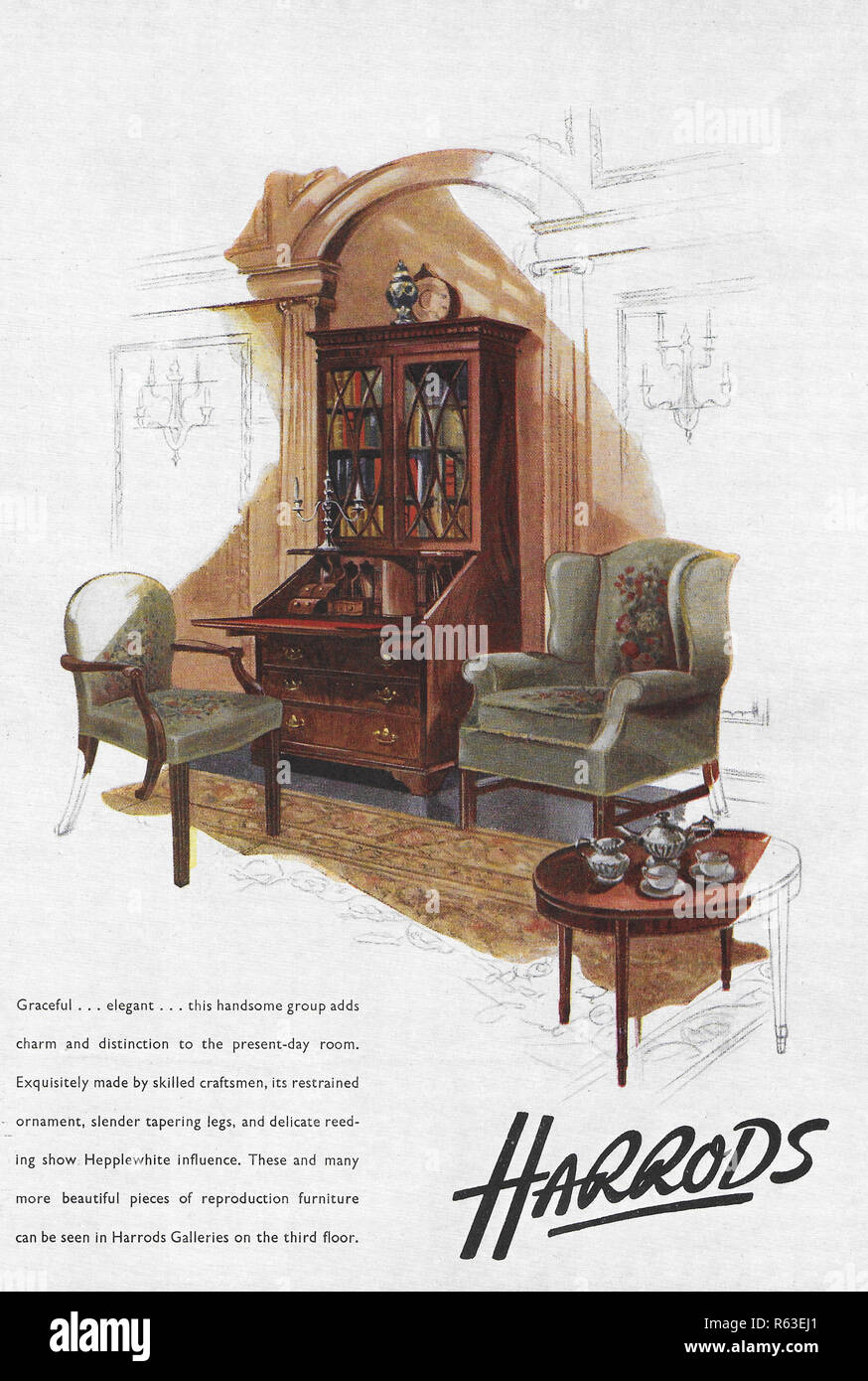 Vintage magazine advert poster reproduction. Sylcoto Stockings