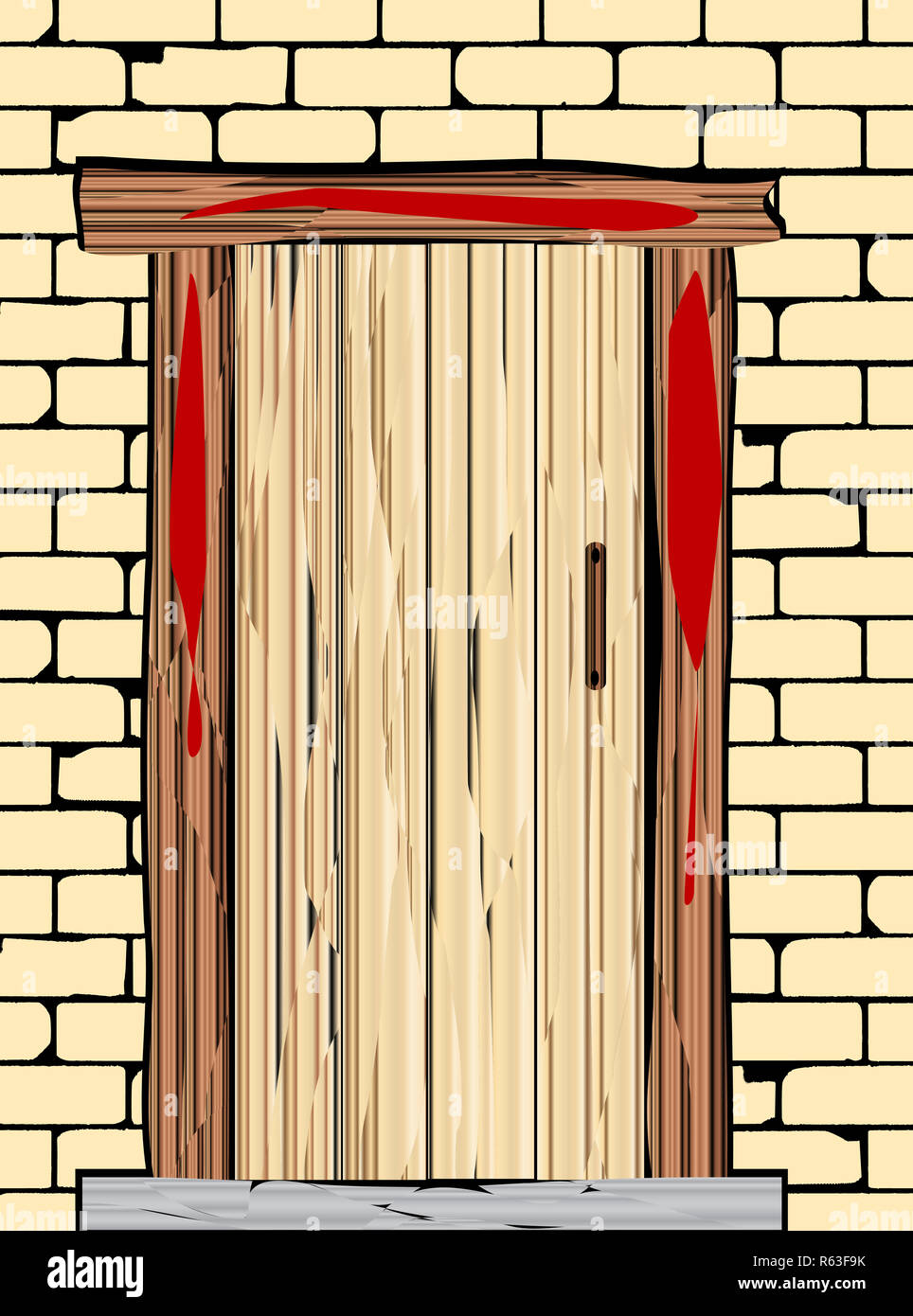 A Passover Door Stock Photo - Alamy